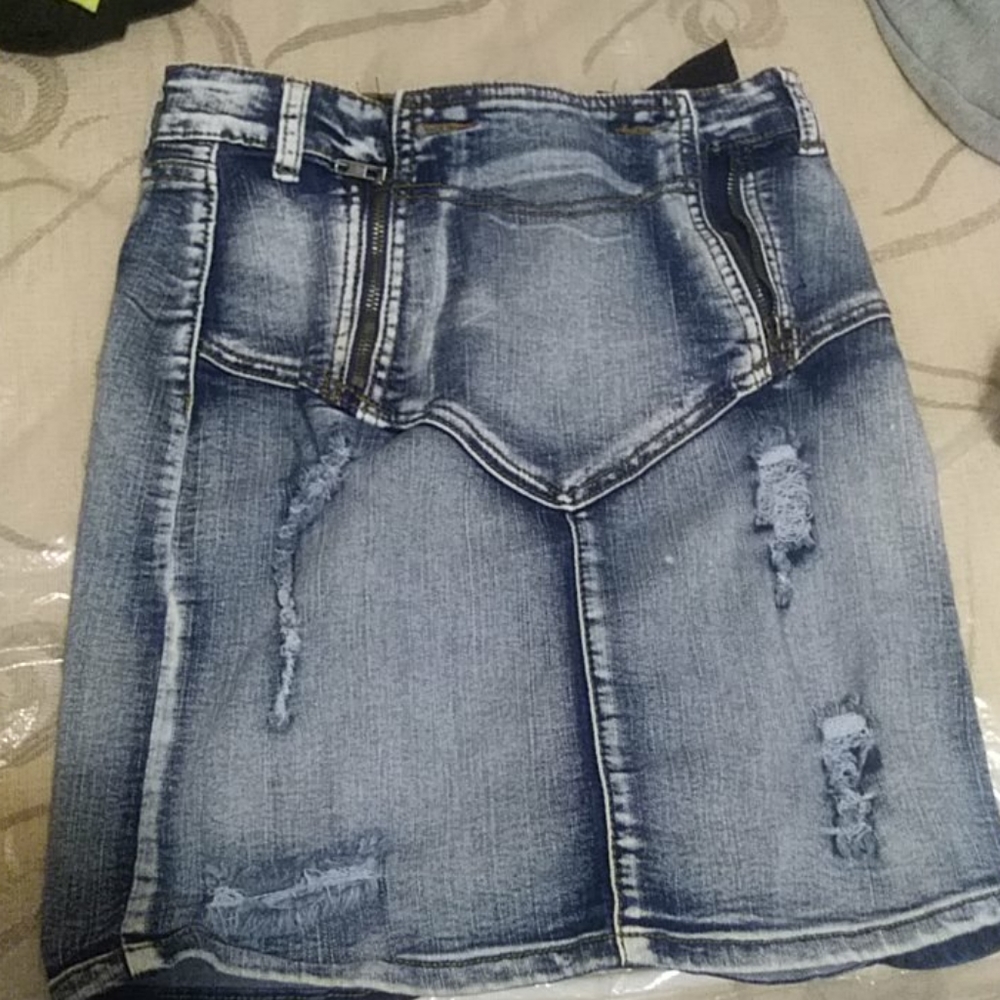 Skirt denim